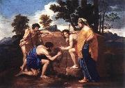 POUSSIN, Nicolas Et in Arcadia Ego af Spain oil painting artist